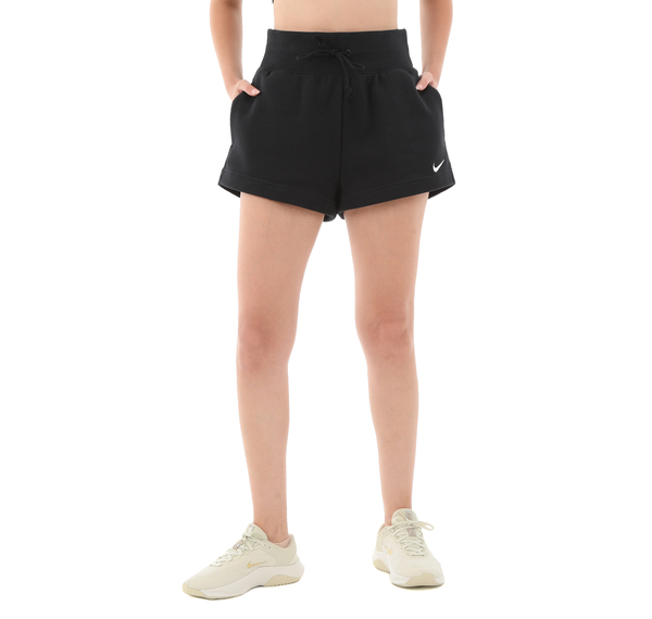 Nike W Nsw Phnx Flc Hr Short Kadın Şort Ve Kapri Siyah Nike W Nsw Phnx Flc Hr Short Kadın Şort Ve Kapri Siyah