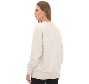 Nike W Nsw Phnx Flc Os Crew Kadın Sweatshirt Beyaz