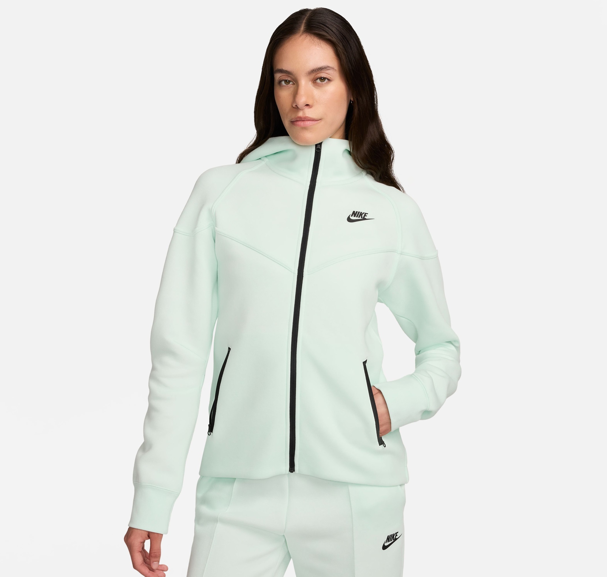 Женская куртка Nike W Nsw Tch Flc Wr Fz Hdy