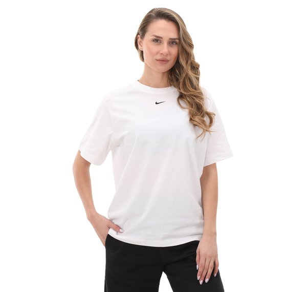 Nike W Nsw Tee Essntl Lbr Kadın T-Shirt Beyaz Nike W Nsw Tee Essntl Lbr Kadın T-Shirt Beyaz