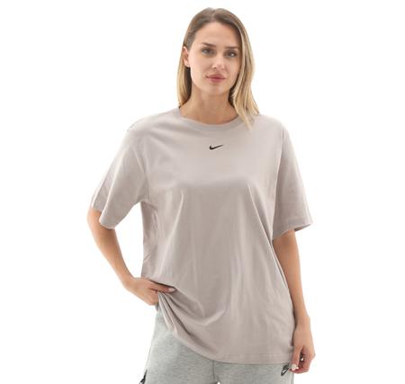 Nike W Nsw Tee Essntl Lbr Kadın T-Shirt Gri Nike W Nsw Tee Essntl Lbr Kadın T-Shirt Gri