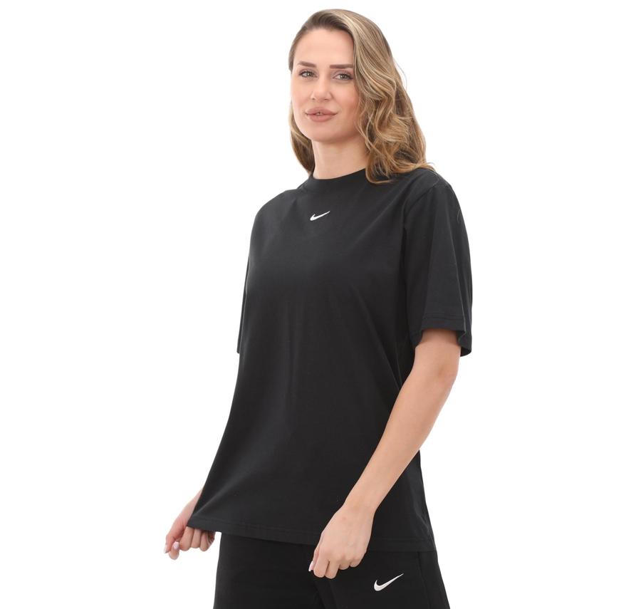 Nike W Nsw Tee Essntl Lbr Kadın T-Shirt Siyah Nike W Nsw Tee Essntl Lbr Kadın T-Shirt Siyah