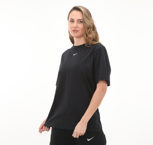 Nike W Nsw Tee Essntl Lbr Kadın T-Shirt Siyah