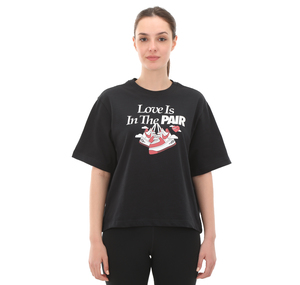 Nike W Nsw Tee Oc 1 Boxy Vday Kadın T-Shirt Siyah