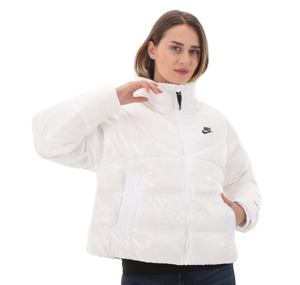 Nike W Nsw Tf Cıty Jkt Kadın Mont Beyaz Nike W Nsw Tf Cıty Jkt Kadın Mont Beyaz