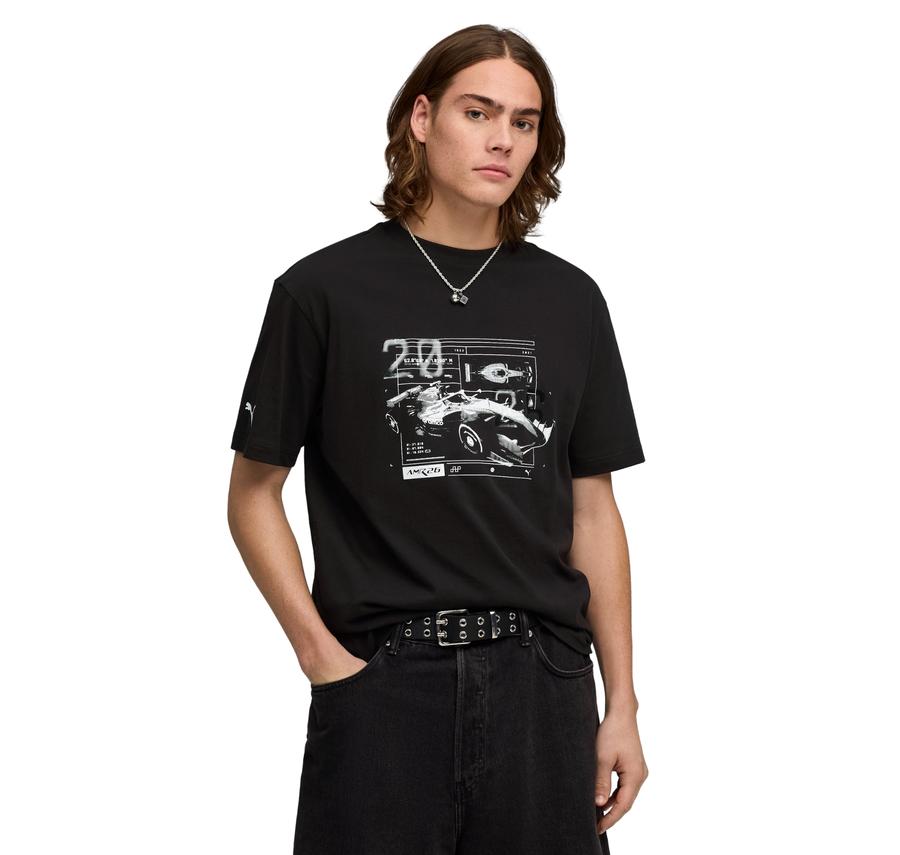 Puma Amf1 Graphic Tee 1 (Relaxed) Erkek T-Shirt Puma Amf1 Graphic Tee 1 (Relaxed) Erkek T-Shirt