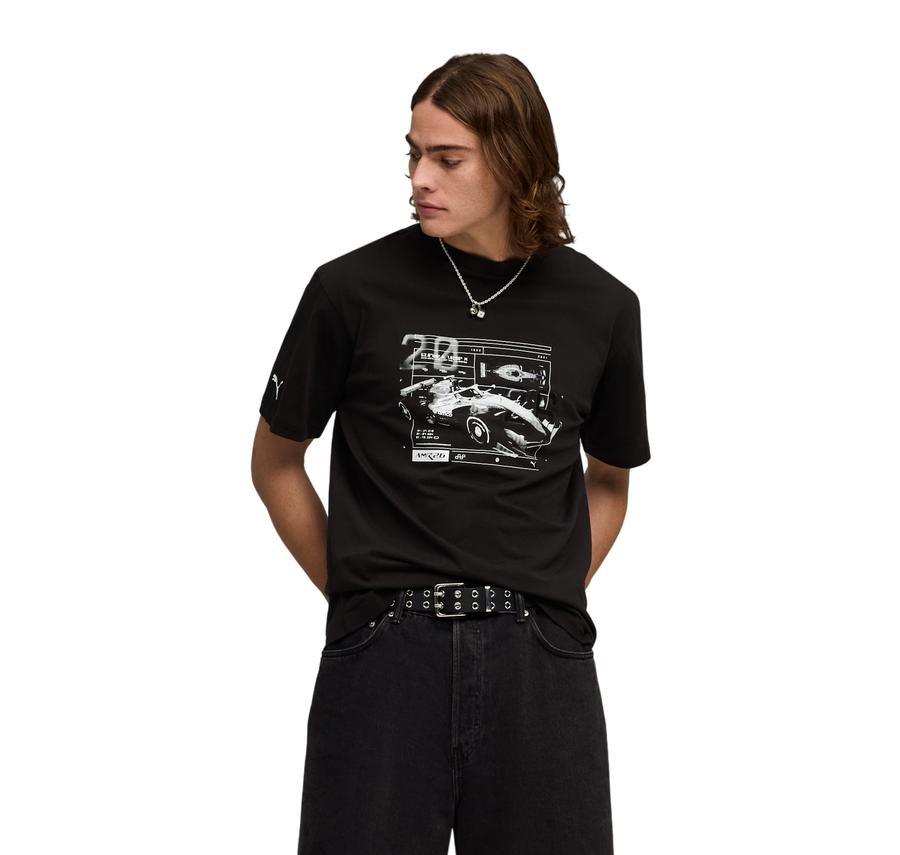 Puma Amf1 Graphic Tee 1 (Relaxed) Erkek T-Shirt Puma Amf1 Graphic Tee 1 (Relaxed) Erkek T-Shirt