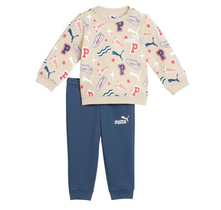 Puma Aop Crew Set Bebek Eşofman Takımı