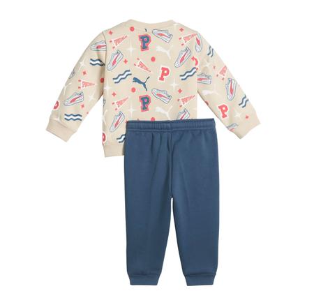 Puma Aop Crew Set Bebek Eşofman Takımı