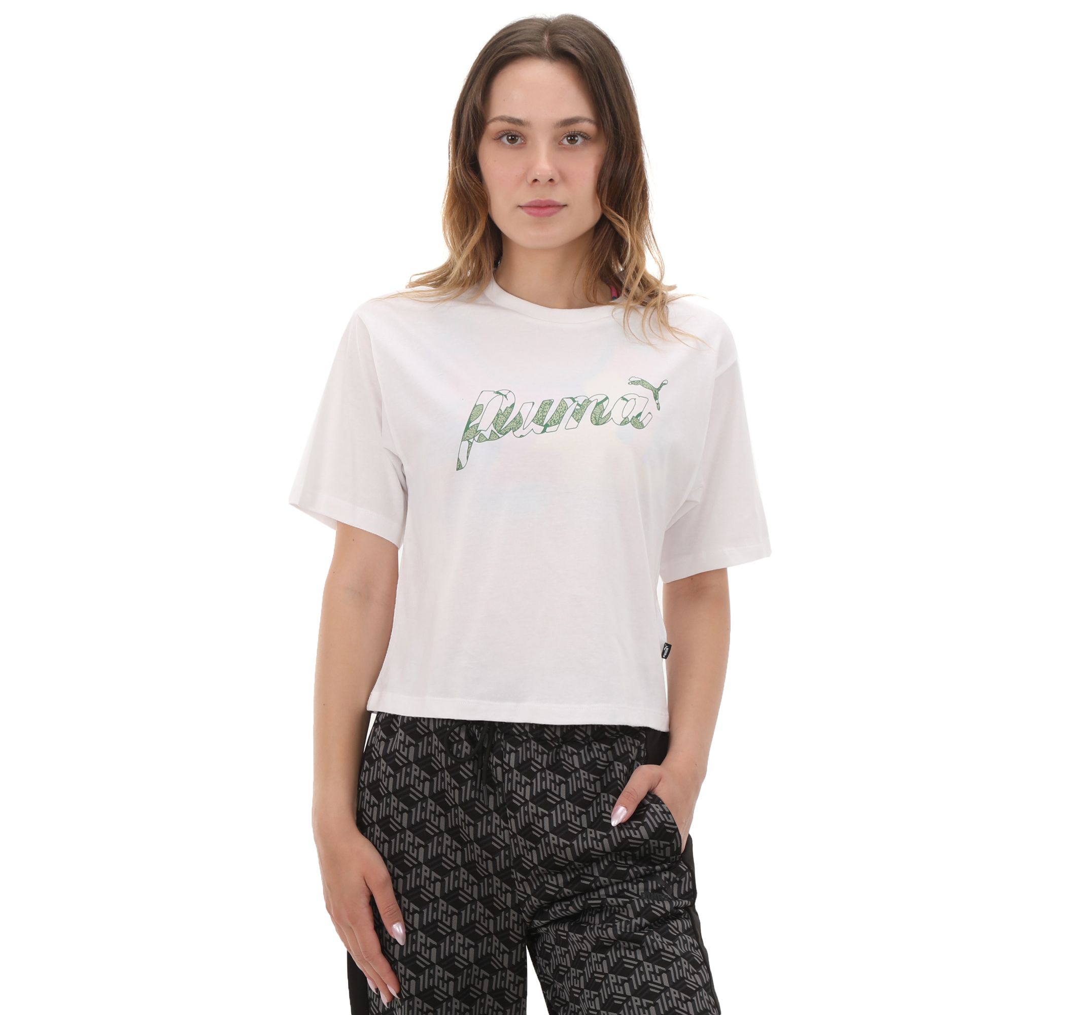 Женская футболка Puma Blossom Short Graphic Tee