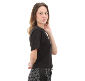 Puma Blossom Short Graphic Tee Kadın T-Shirt Turuncu