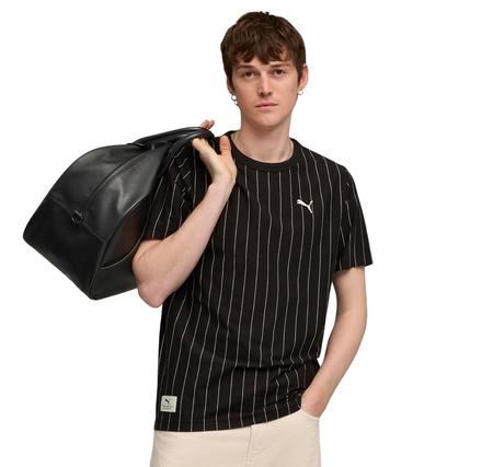Puma Class Striped Tee Erkek T-Shirt