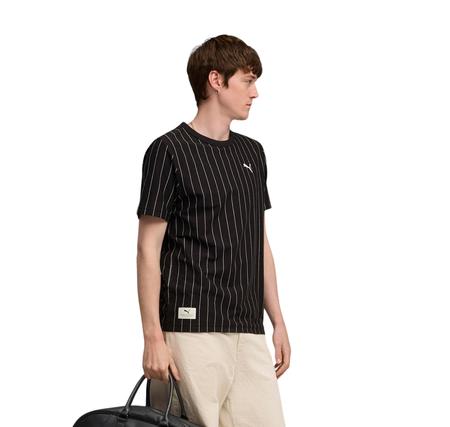 Puma Class Striped Tee Erkek T-Shirt