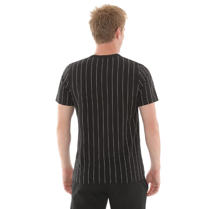 Puma Class Striped Tee Erkek T-Shirt Siyah Puma Class Striped Tee Erkek T-Shirt Siyah