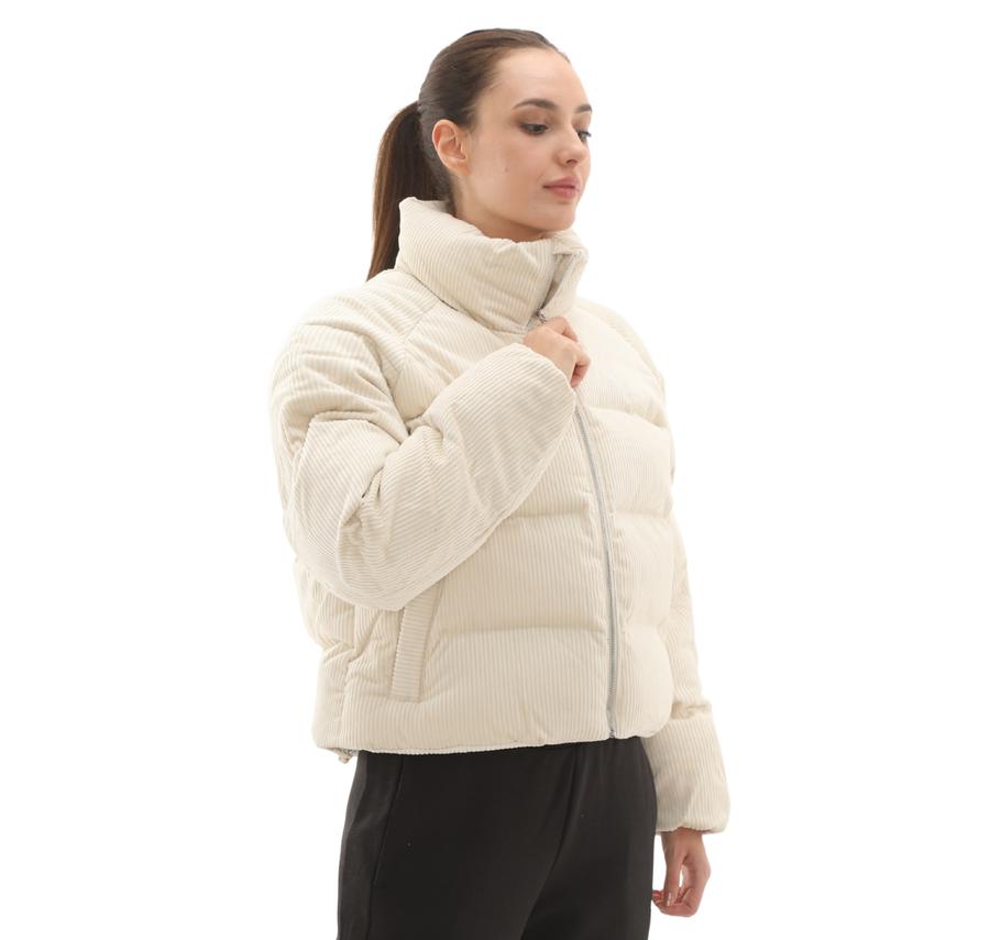 Puma Corduroy Puffer Jacket Kadın Mont Krem Puma Corduroy Puffer Jacket Kadın Mont Krem
