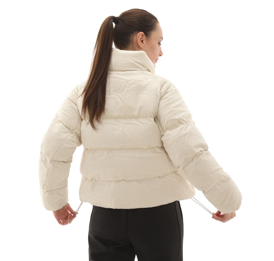 Puma Corduroy Puffer Jacket Kadın Mont Krem Puma Corduroy Puffer Jacket Kadın Mont Krem