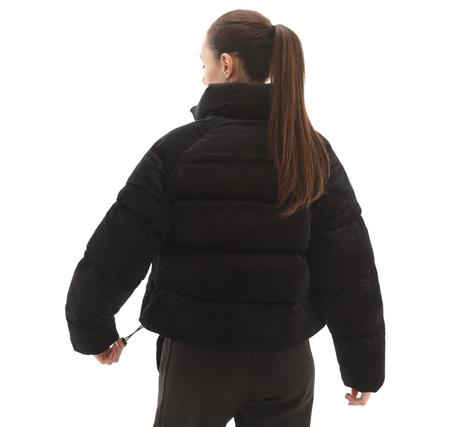 Puma Corduroy Puffer Jacket Kadın Mont Siyah Puma Corduroy Puffer Jacket Kadın Mont Siyah