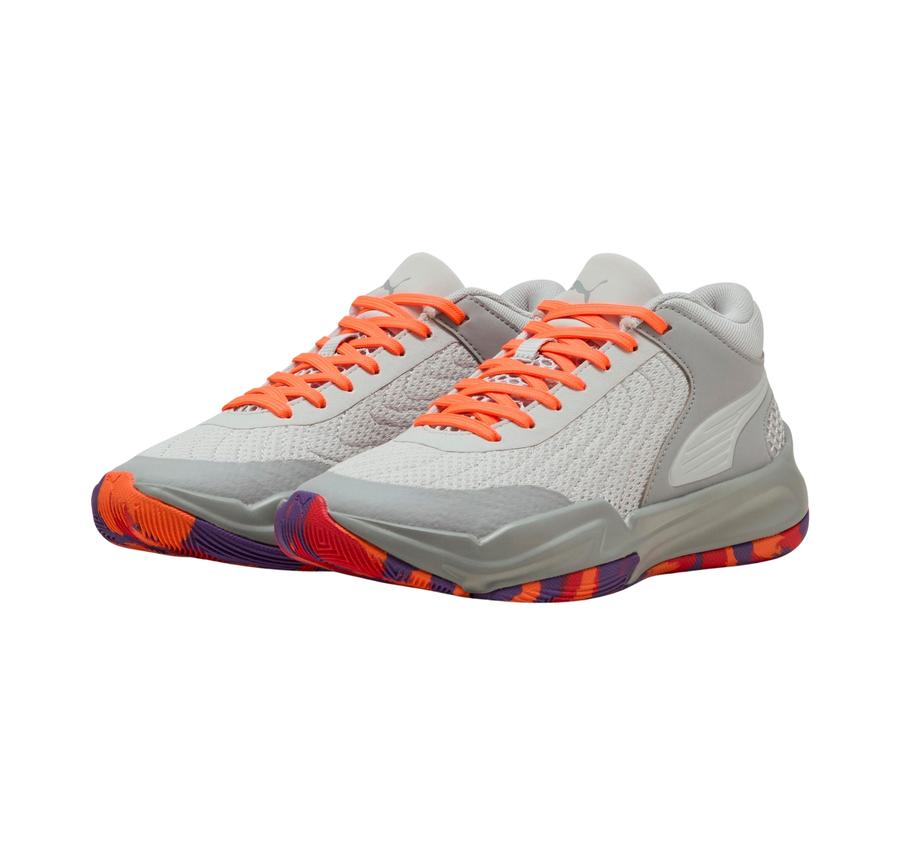 Puma Court Pro 2 Marble Jr Çocuk Spor Ayakkabı Gri Puma Court Pro 2 Marble Jr Çocuk Spor Ayakkabı Gri