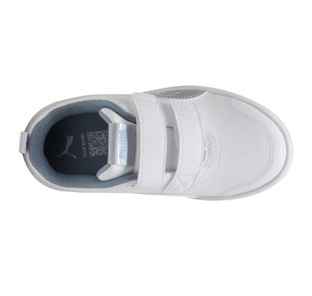 Puma Courtflexv3 Space Belle V Ps Çocuk Spor Ayakkabı Beyaz