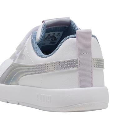 Puma Courtflexv3 Space Belle V Ps Çocuk Spor Ayakkabı Beyaz