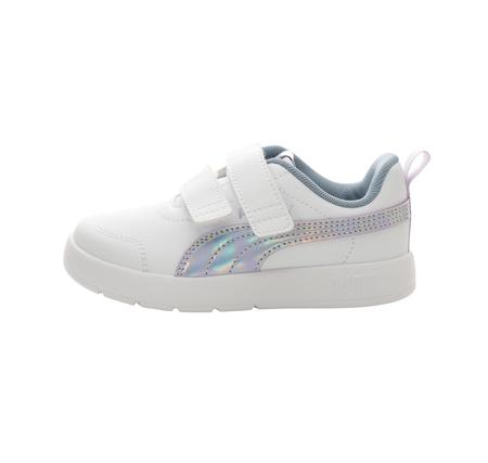Puma Courtflexv3 Space Belle V Ps Çocuk Spor Ayakkabı Beyaz