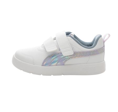 Puma Courtflexv3 Space Belle V Ps Çocuk Spor Ayakkabı Beyaz