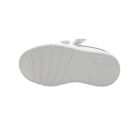 Puma Courtflexv3 Space Belle V Ps Çocuk Spor Ayakkabı Beyaz