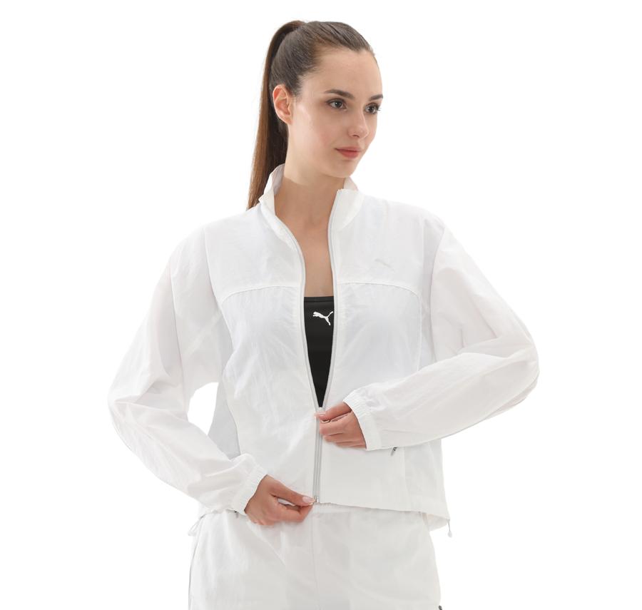 Puma Dare To Zip-Off Jacket Kadın Ceket Beyaz Puma Dare To Zip-Off Jacket Kadın Ceket Beyaz