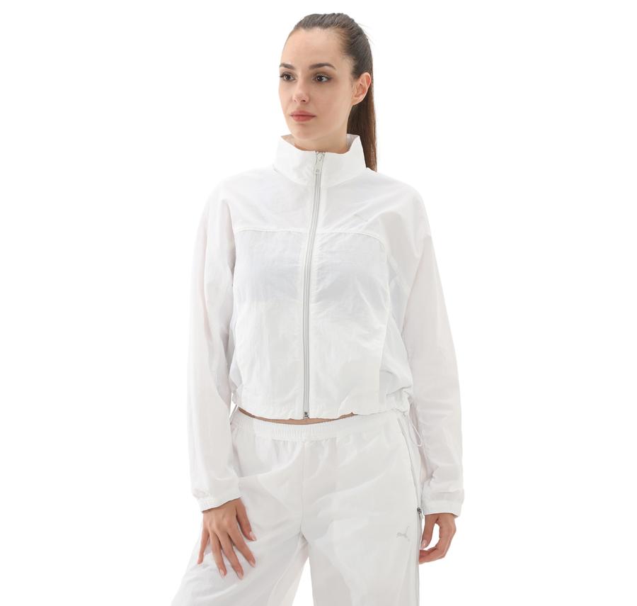 Puma Dare To Zip-Off Jacket Kadın Ceket Beyaz Puma Dare To Zip-Off Jacket Kadın Ceket Beyaz
