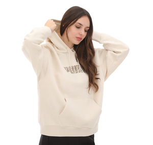 Puma Ess+ Anımal Hoodie Fl Kadın Sweatshirt Krem