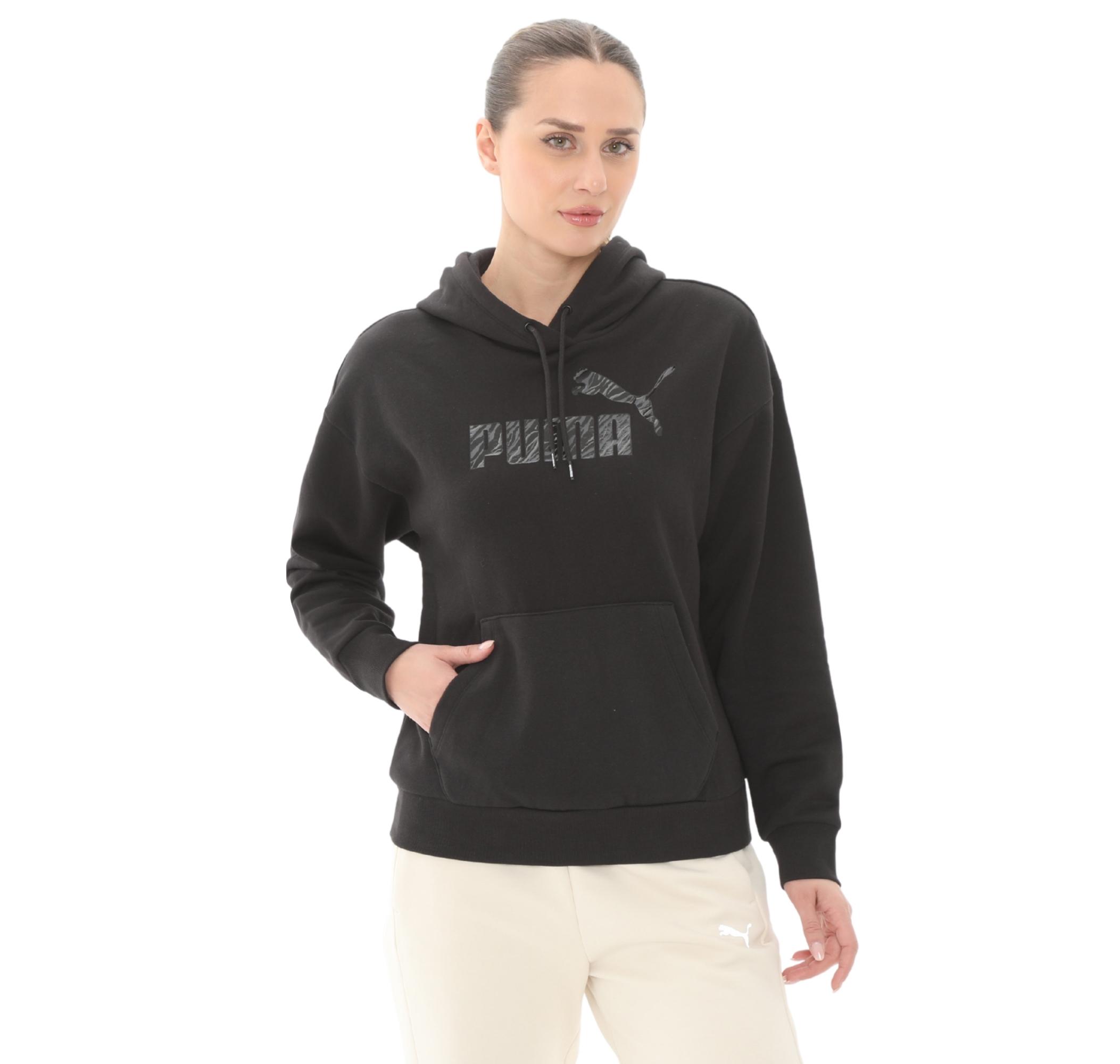 Женский свитшот Puma Ess+ Animal Hoodie Fl