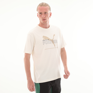 Puma Ess Better Relaxed Graphic Tee Erkek T-Shirt Beyaz 1