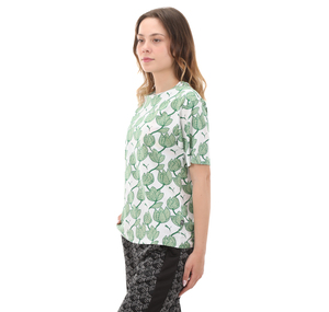 Puma Ess+ Blossom Aop Tee Kadın T-Shirt Yeşil