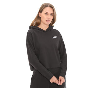 Puma Ess Elevated Cropped Hoodie Kadın Sweatshirt Siyah