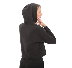 Puma Ess Elevated Cropped Hoodie Kadın Sweatshirt Siyah