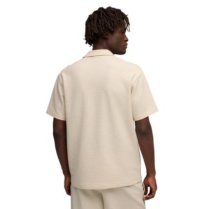 Puma Ess Elevated Material Polo Erkek T-Shirt Krem