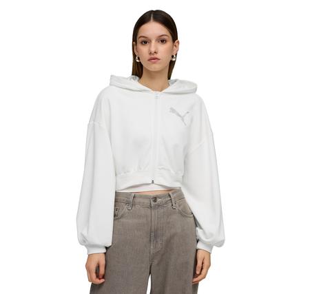 Puma Ess Graphıc Bedazzled Hoodie Kadın Ceket