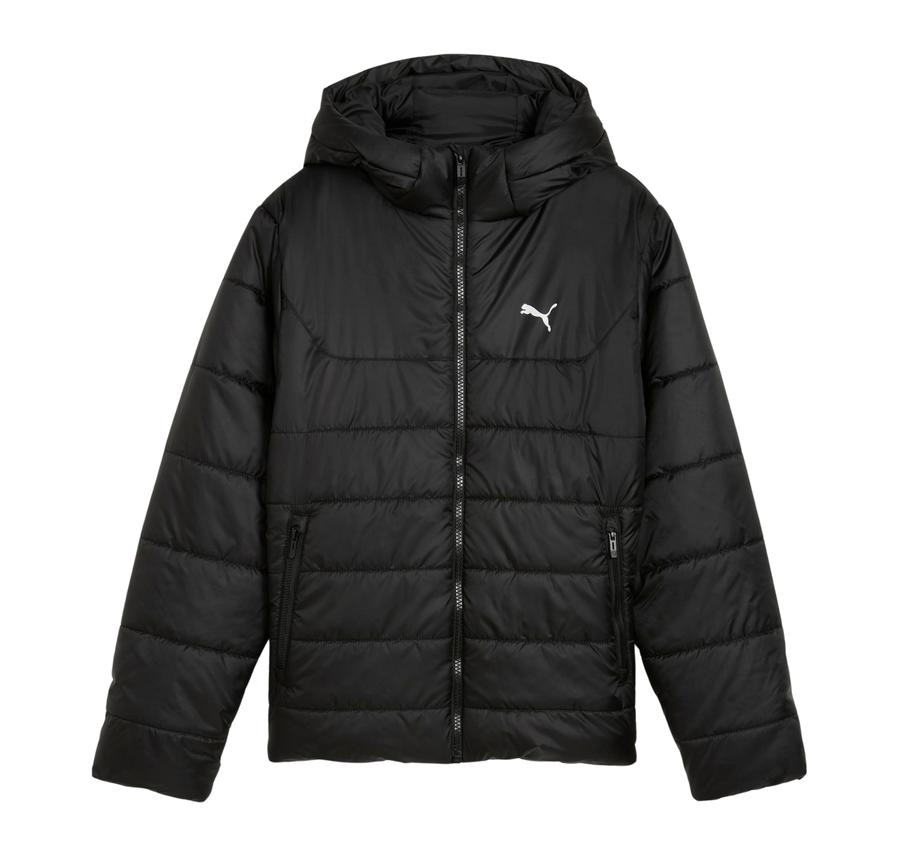 Puma Ess Hooded Padded Jacket Çocuk Mont Siyah Puma Ess Hooded Padded Jacket Çocuk Mont Siyah