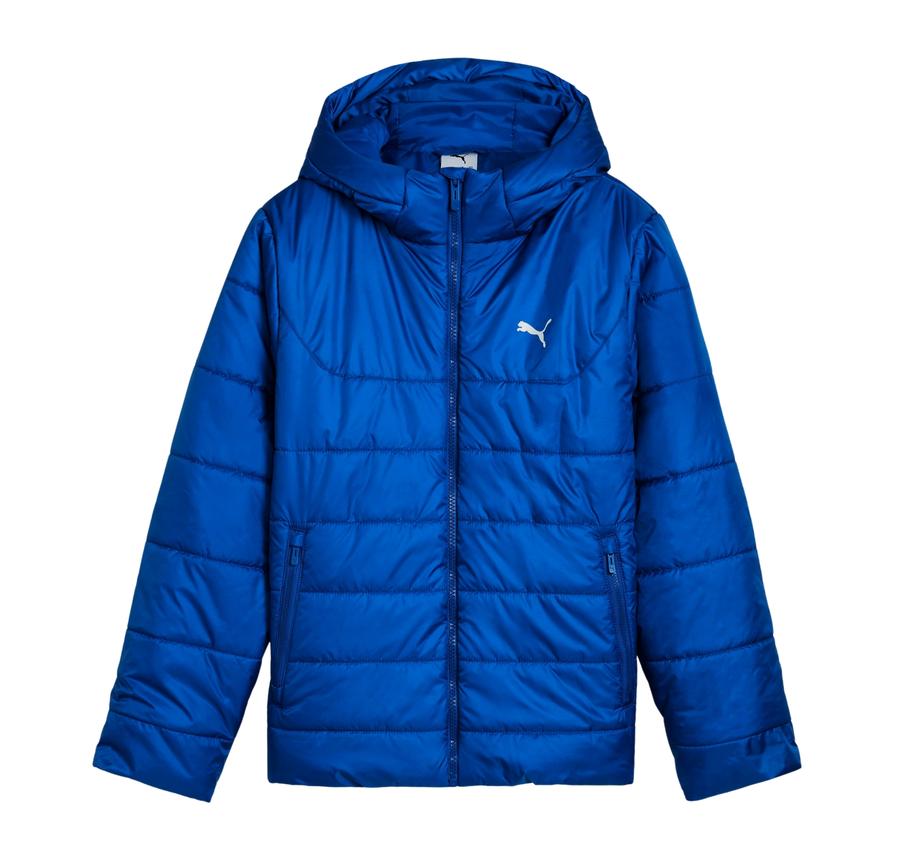 Puma Ess Hooded Padded Jacket Çocuk Mont Mavi Puma Ess Hooded Padded Jacket Çocuk Mont Mavi