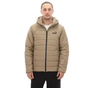 Puma Ess Hooded Padded Jacket Erkek Mont Kahve