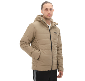Puma Ess Hooded Padded Jacket Erkek Mont Kahve