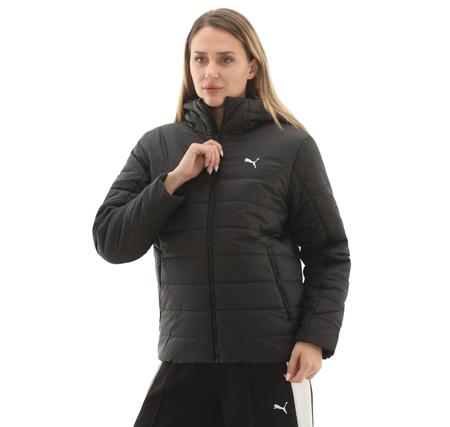 Puma Ess Hooded Padded Jacket Kadın Mont Siyah Puma Ess Hooded Padded Jacket Kadın Mont Siyah