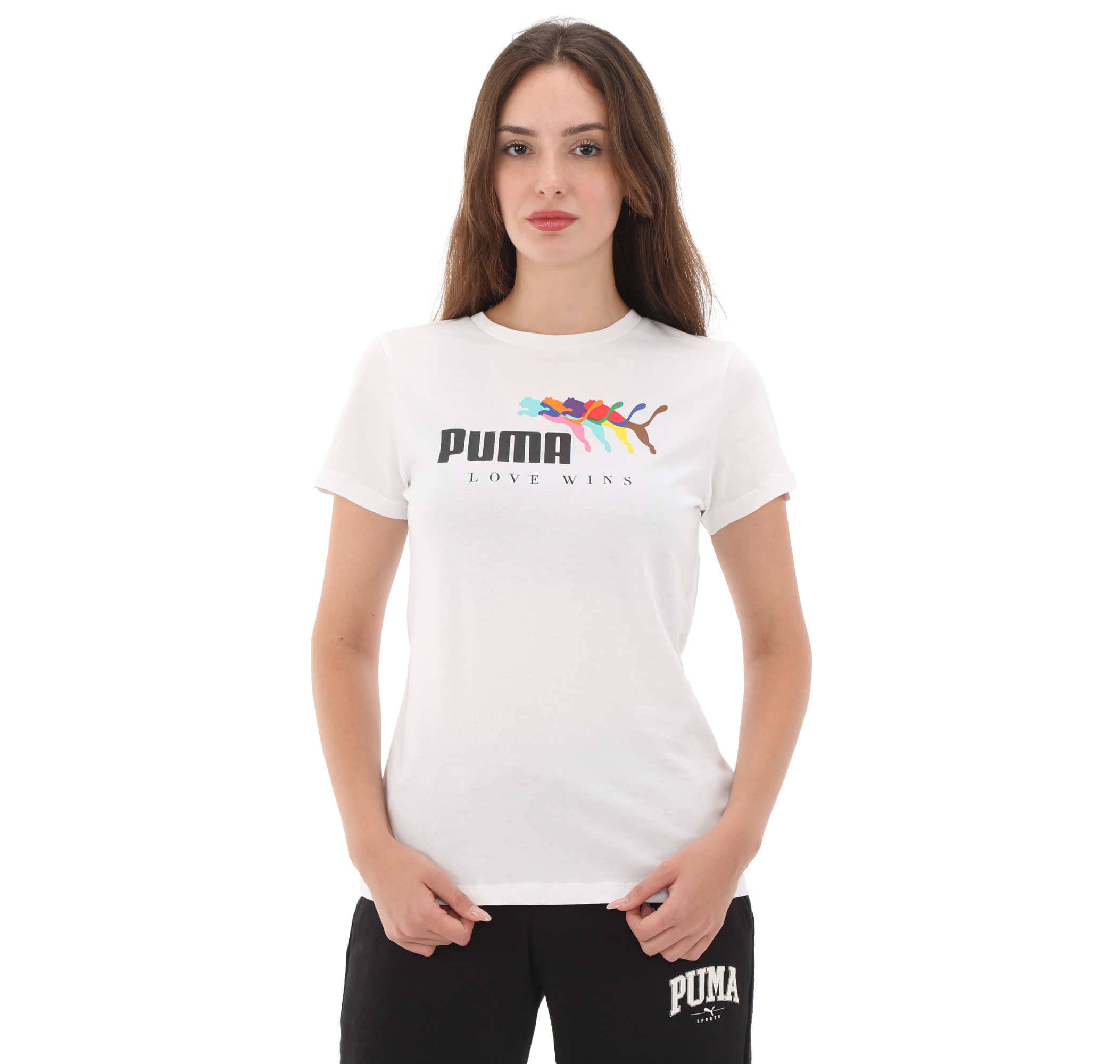 Женская футболка Puma Ess+ Love Wins Tee