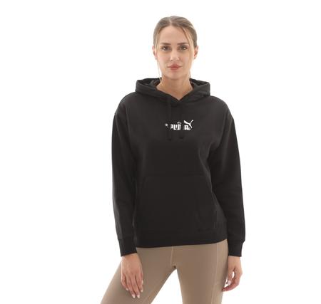Puma Ess Nature 2.0 Hoodie Kadın Sweatshirt Siyah