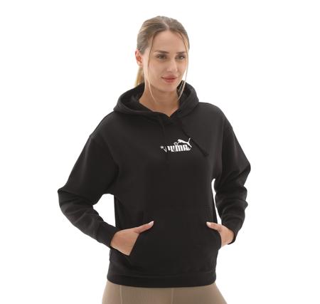 Puma Ess Nature 2.0 Hoodie Kadın Sweatshirt Siyah