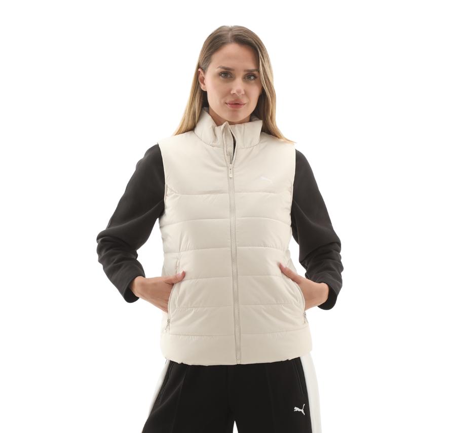 Puma Ess Padded Vest Kadın Yelek Beyaz Puma Ess Padded Vest Kadın Yelek Beyaz