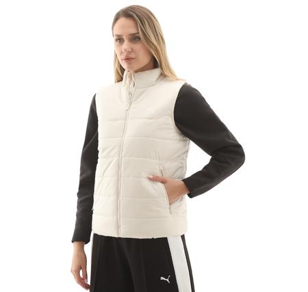 Puma Ess Padded Vest Kadın Yelek Beyaz