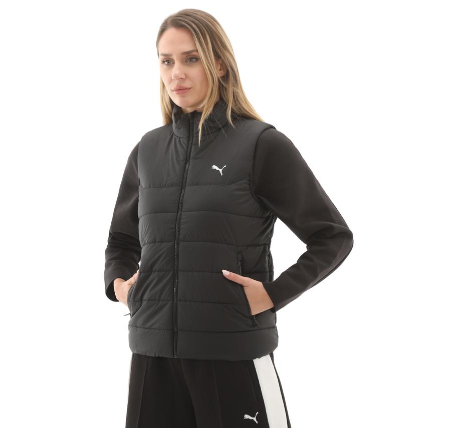 Puma Ess Padded Vest Kadın Yelek Siyah Puma Ess Padded Vest Kadın Yelek Siyah