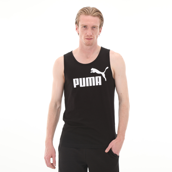 Puma Ess Tank White Erkek T-Shirt Siyah