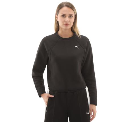 Puma Evostrıpe Comfort Short Crew Kadın Ceket Siyah Puma Evostrıpe Comfort Short Crew Kadın Ceket Siyah